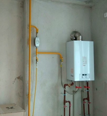 Услуга установки котла